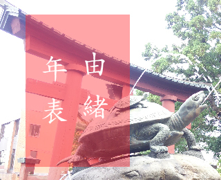 由緒 年表